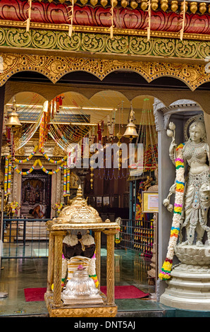 Sri Krishnan tempio, Singapore Foto Stock