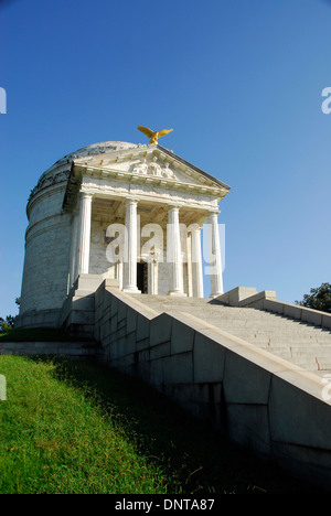 La Illinois State Memorial presso Vicksburg National Military Park, Vicksburg, Mississippi Foto Stock