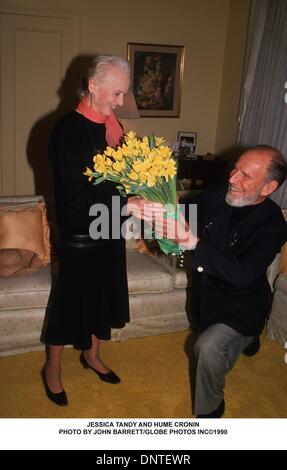 11 maggio 2001 - JESSICA TANDY E Hume Cronyn.Â© JOHN BARRETT/ 1990(Immagine di credito: © Globo foto/ZUMAPRESS.com) Foto Stock