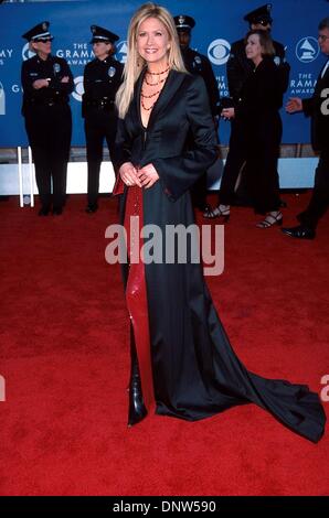 Febbraio 21, 2001 - K21157FB: 2/21/01.il ''43RD GRAMMY AWARDS'' a. STAPLES Center a Los Angeles, CA..NANCY O'DELL. FITZROY BARRETT/ 2001(Credit Immagine: © Globo foto/ZUMAPRESS.com) Foto Stock