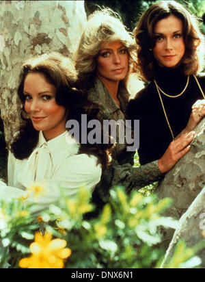 Il 1 gennaio, 1976 - ''Charlie's Angels''.Farrah Fawcett, Kate Jackson e JACLYN SMITH. 1976(Immagine di credito: © Globo foto/ZUMAPRESS.com) Foto Stock