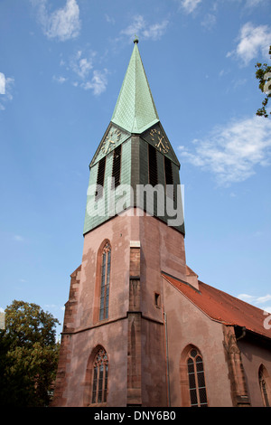 La Chiesa di San Pietro Peterskirche in Heidelberg, Baden-Württemberg, Germania Foto Stock