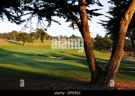 Baionetta e cavallo nero corsi di golf sul vecchio Fort Ord base militare sulla penisola di Monterey in California centrale Foto Stock