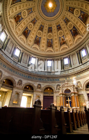 Frederiks Chiesa o la Chiesa di Marmo, Marmorkirken, Copenaghen, Danimarca, architettura Foto Stock
