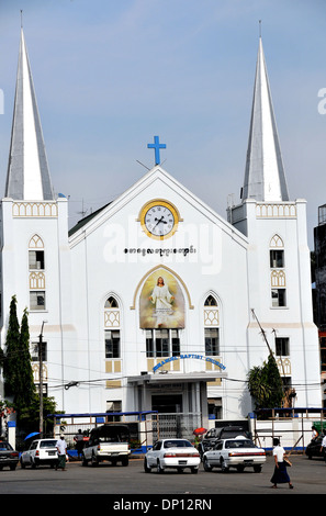 Immanuel chiesa battista di Yangon Myanmar Foto Stock