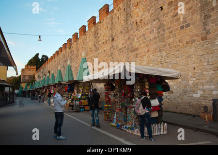 Piazza Manin piazza fuori le mura della città la città di Pisa Toscana Italia Europa Foto Stock