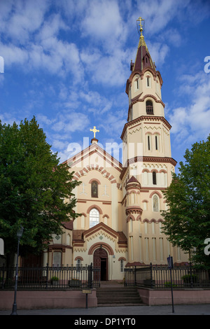 La Chiesa di San Nicola, Vilnius, distretto di Vilnius, Lituania Foto Stock