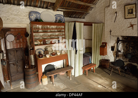 A Glencolumbkille Folk Village Museum County Donegal Irlanda Foto Stock