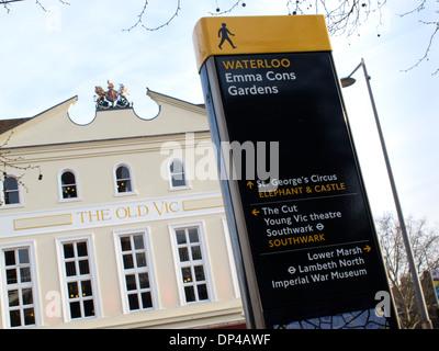 La Old Vic Theatre Waterloo Road London Borough di Lambeth Greater London Inghilterra England Foto Stock