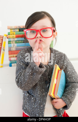 Bimba di tre anni Foto Stock