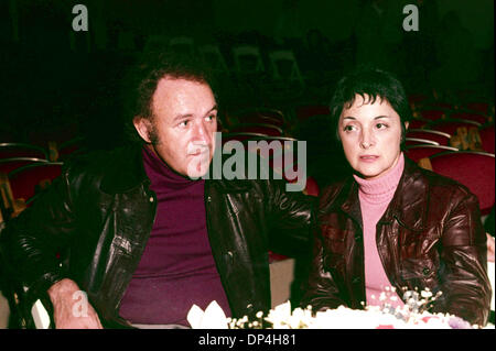 Apr. 18, 2006 - Gene Hackman e moglie. Foto(Immagine di credito: © Globo foto/ZUMAPRESS.com) Foto Stock