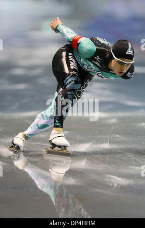 Nagano, Giappone. 29 Dic, 2013. Yuji Kamijo (JPN) pattinaggio di velocità : il Giappone Team olimpico prove per Sochi, Uomini 1000m a M-onda in Nagano, Giappone . © Yusuke Nakanishi AFLO/sport/Alamy Live News Foto Stock