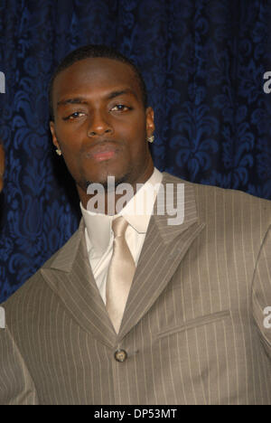 Aug 30, 2006; New York, NY, STATI UNITI D'AMERICA; Plaxico Burress al New York Giants quarantesimo Kickoff annuale pranzo presso lo Sheraton Hotel di New York City. Credito: Foto di Jeffrey Geller/ZUMA premere. (©) Copyright 2006 da Jeffrey Geller Foto Stock