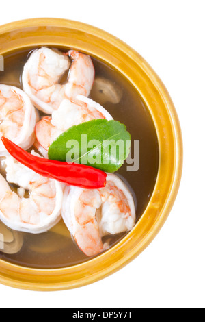 Tom Yum kung, il famoso e tradizionale della cucina tailandese. Foto Stock