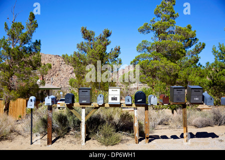 Le caselle di posta in California, Stati Uniti d'America, STATI UNITI D'AMERICA Foto Stock