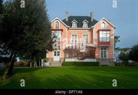 casa cristiana, villa les rhumbs, granville, normandia, francia Foto Stock