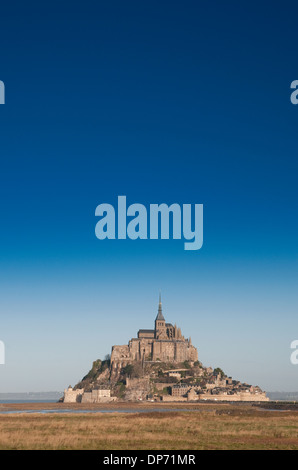 Mont st michel, Normandia, Francia Foto Stock