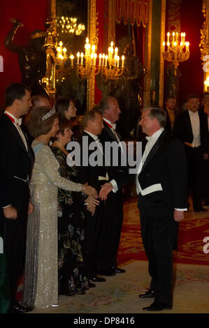 Putin & Famiglia Reale Spagnola - il re Juan Carlos I e la Regina Sofia e i membri della famiglia reale. (Credito Immagine: © PhotoXpress/ZUMA Premere) Restrizioni: Nord e Sud America diritti solo! Foto Stock