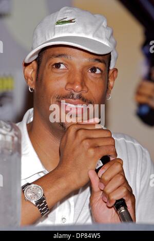 Jul 22, 2006 - San Diego, CA, Stati Uniti d'America - Marlon Wayans a un panel di discussione all'Comico-Imbroglione International 2006 presso il Centro Congressi di San Diego. (Credito Immagine: © Karl Polverino/ZUMA Press) Foto Stock