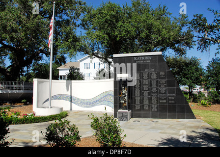 Uragano Katrina Memorial in Biloxi Mississippi Foto Stock