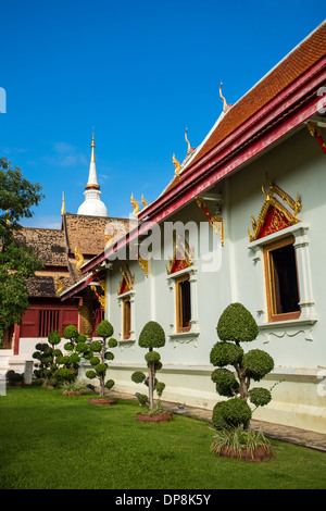 Wat Phra Singh Woramahaviharn tempio in Chiang Mai Thailandia Foto Stock