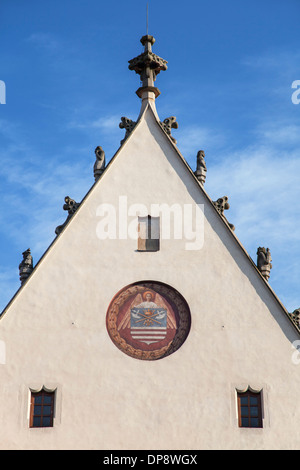 Museo di Saris in Piazza Radnicne, Bardejov (Patrimonio Mondiale dell'UNESCO), la regione di Presov, Slovacchia Foto Stock