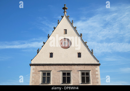 Museo di Saris in Piazza Radnicne, Bardejov (Patrimonio Mondiale dell'UNESCO), la regione di Presov, Slovacchia Foto Stock