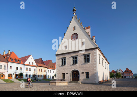 Museo di Saris in Piazza Radnicne, Bardejov (Patrimonio Mondiale dell'UNESCO), la regione di Presov, Slovacchia Foto Stock