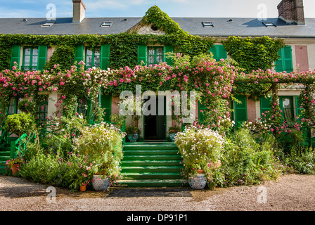 Monet della casa di Giverny Normandia Francia UE Foto Stock