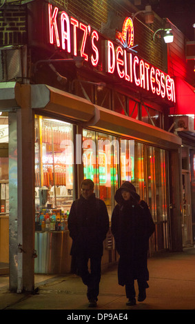 Katz's delicatessen in New York City Foto Stock