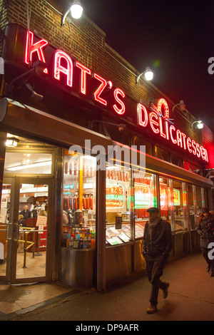 Katz's delicatessen in New York City Foto Stock