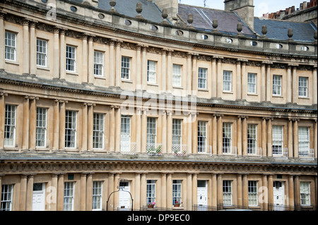 Tradizionali in pietra costruito Mews Case Bath Somerset REGNO UNITO Foto Stock