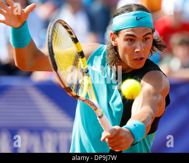 Della Spagna per il giocatore di tennis Rafa Nadal visto durante una partita nell'isola di Maiorca, Spagna. Foto Stock