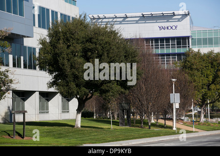 La sede centrale di Yahoo a Sunnyvale, in California. Foto Stock