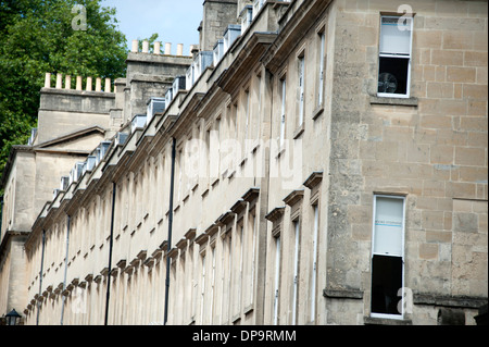 Tradizionali in pietra costruito Mews Case Bath Somerset REGNO UNITO Foto Stock