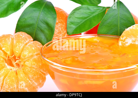 Sbucciate mandarino e mandarino o inceppamento arancione Foto Stock