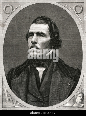 Eugene DELACROIX, artista francese Foto Stock