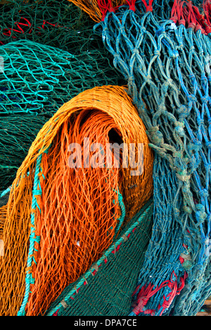 Le reti da pesca / North Shields Fish Quay Foto Stock