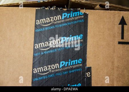 Un Amazon box Foto Stock
