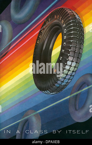 Pneumatico DUNLOP ANNUNCIO Foto Stock