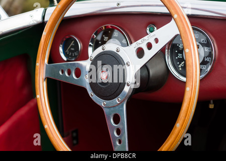La cabina a due porte roadster, auto sportiva Austin-Healey Sprite Foto Stock