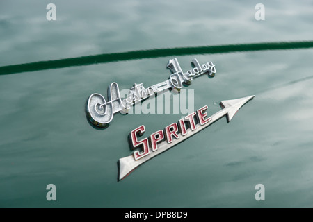 Emblema auto sportiva Austin-Healey Sprite Foto Stock