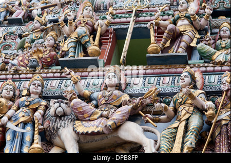 Il Tempio di Sri Mariamman, Singapore Foto Stock