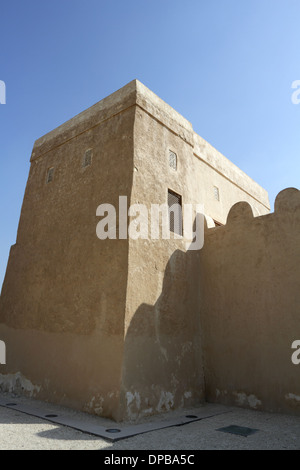 La parete esterna della riffa Fort, East Riffa, Regno del Bahrein Foto Stock