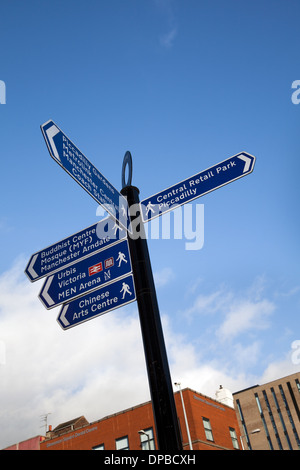 Il Northern Quarter N4 o NQ 2, il centro città di Manchester, Inghilterra, tracciata tra Piccadilly, Victoria & Ancoats, REGNO UNITO Foto Stock