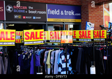 Drakehouse Retail Park,Sheffield, UK. Foto Stock