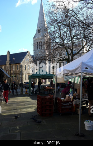 Gli agricoltori mercato settimanale a Pimlico Road City of Westminster London SW1 uk 2014 Foto Stock