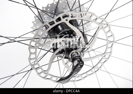 Ruota di bicicletta sul cerchio ZTR Alpine Foto Stock