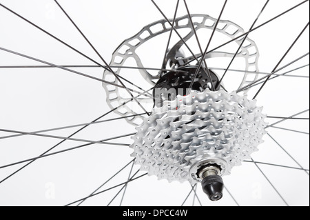 Ruota di bicicletta sul cerchio ZTR Alpine Foto Stock