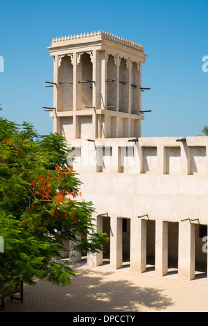 Il museo di Ras Al Khaimah basato in ex fort negli Emirati Arabi Uniti EMIRATI ARABI UNITI Foto Stock